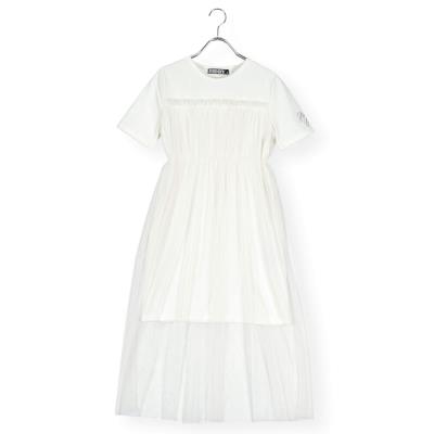 チュールドッキングワンピース(130~160cm)