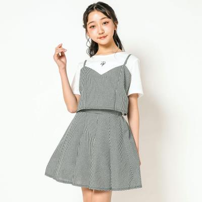 BeBe*新品！サイズ130トップス３枚セット*** 限定商品】ポンチサテントップス+パンツ セットアップ(95~150cm