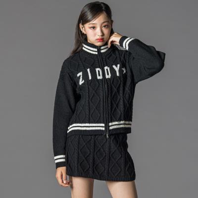 ダブルジップスカパンニットセットアップ(130~160cm)