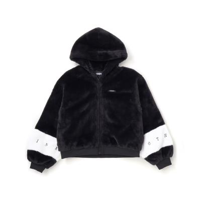 【 ニコ☆プチ 掲載 】ショート丈ファーブルゾン(130~160cm)