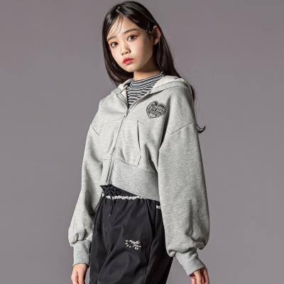 ウエスタン短丈ジップアップパーカー(130~160cm)