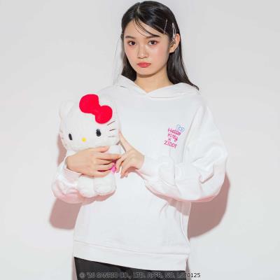 【ハローキティ】バックプリントフード付きトレーナー(130~160cm)