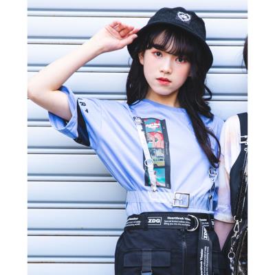 【ニコ☆プチ掲載】クリア エコレザー ハーネスベルト