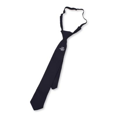 ZD ロゴ 刺繍 ネクタイ