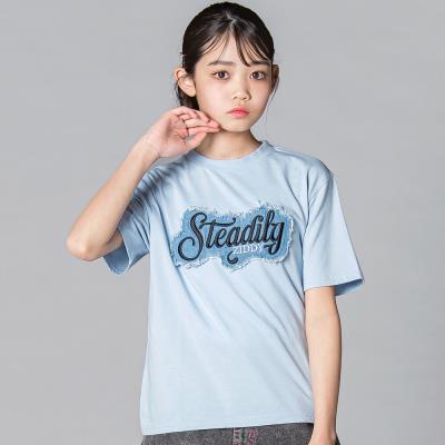 デニムワッペン ロゴTシャツ(130~160cm)