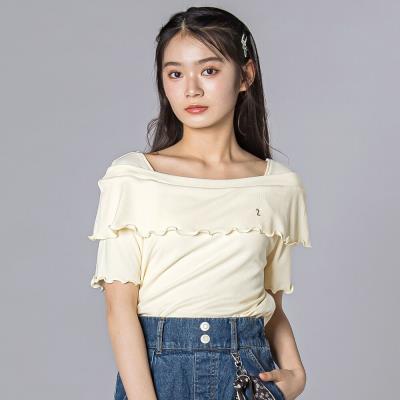オフショル風Tシャツ(130~160cm)