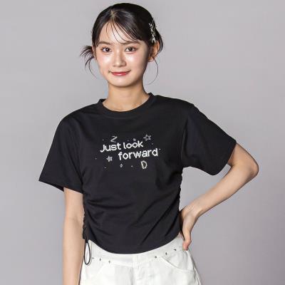 ドロストラインストーンTシャツ(130~160cm)
