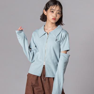 3WAYダブルジップ袖取り外しトップス(130~160cm)
