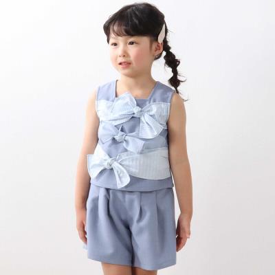 ストライプリボンセットアップ(95~150cm)