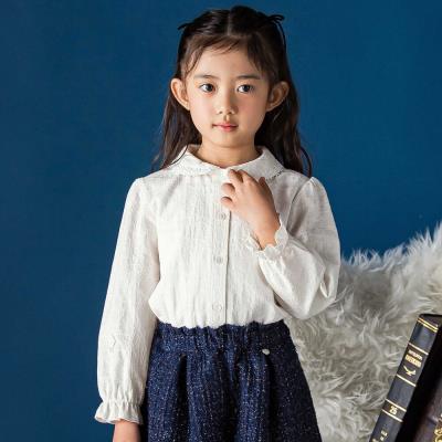 フラワージャガードブラウス(95~140cm)
