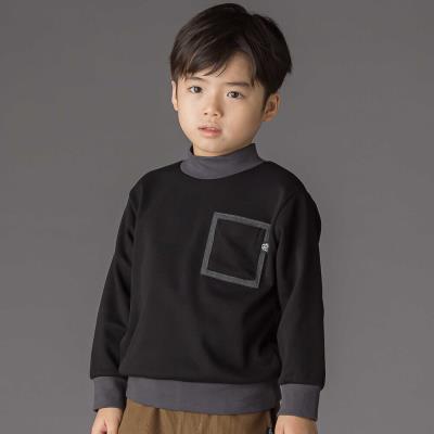 配色モックネックトレーナー(95~150cm)