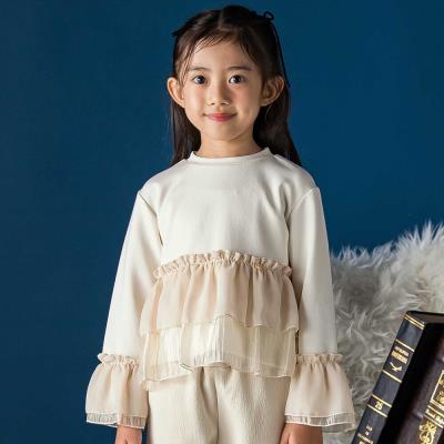シフォンオーガンジーフリルポンチトップス(95~160cm)