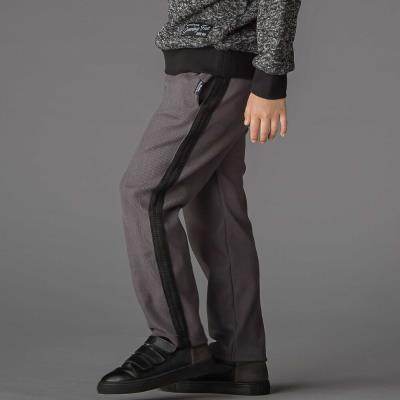 サイドテープ起毛ニットロングパンツ(95~150cm)