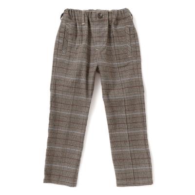 グレンチェック起毛ストレートパンツ(95~150cm)