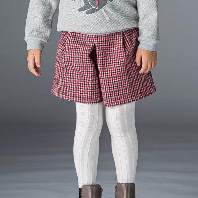 ハート リボンシャツ チェックスカートセット 小さかっ 120 キッズ  