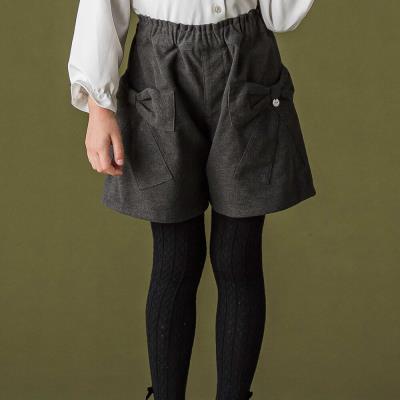 リボンポケットウールライクキュロット(95~160cm)