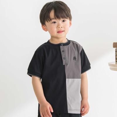 キレイ天竺切り替え配色ハイショクTシャツ(95~160cm)