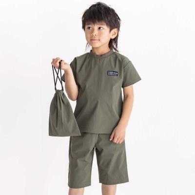 コードストレッチ3点セット（Tシャツ＋パンツ＋巾着）(110~160cm)