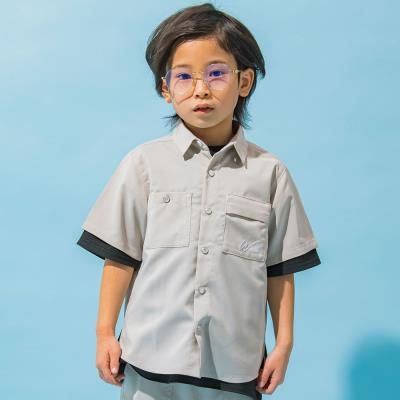 BRIEFING 襟付きシャツ Sサイズ ベージュ お揃い】【接触冷感】ファンマートロストレッチポケットシャツ