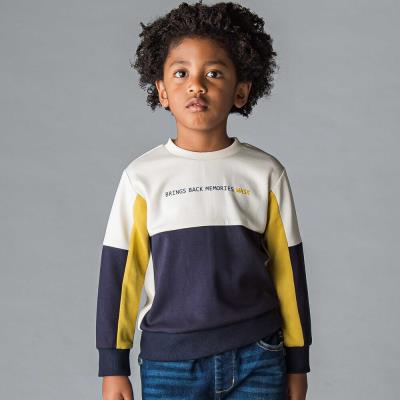 ロゴプリント配色トレーナー(110~160cm)