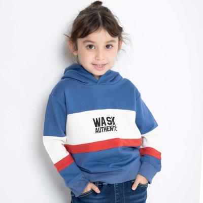 配色フーディミニ裏毛トレーナー