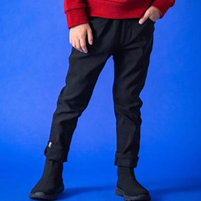 ネーム付きストレッチツイル裏起毛パンツ(100~160cm)