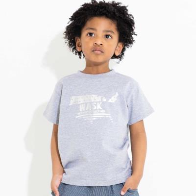 新品タグ付 FENDI KIDS 半袖Tシャツ パーカー 匿名発送 激安 難あり 接触冷感】WASKマーク箔プリント天竺Tシャツ(100~160cm)(100cm