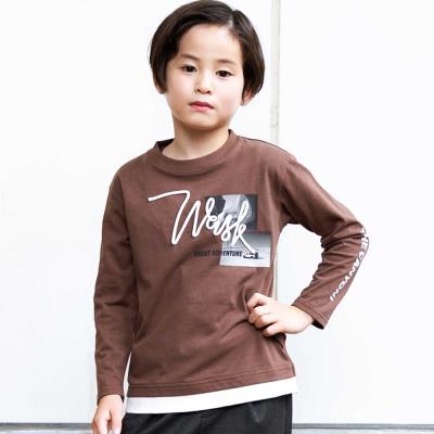 レイヤード風コードTシャツ(100~160cm)