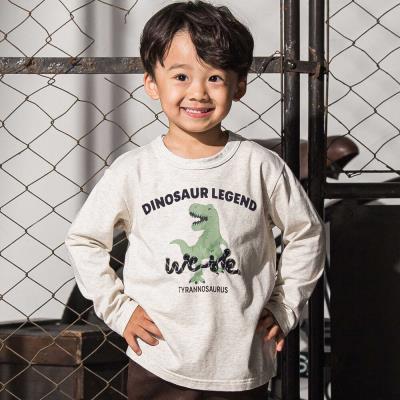 恐竜コード刺しゅうロゴTシャツ(80~140cm)