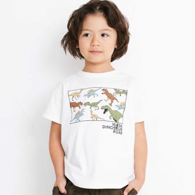 【接触冷感】ダイナソーフルラインTシャツ(90~160cm)