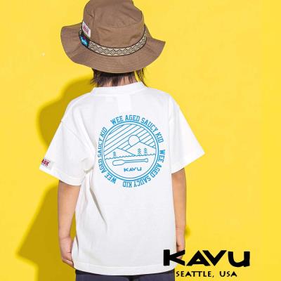 【KAVU】バックロゴ アウトドアグラフィックTシャツ(100cm・120cm・140cm)