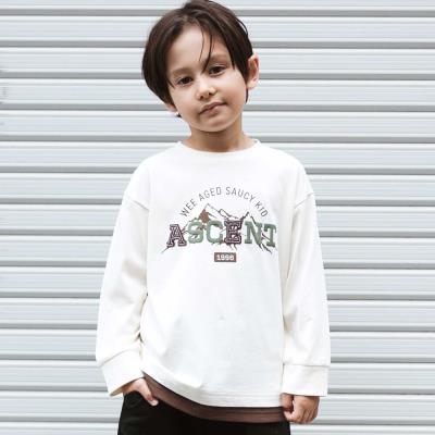 ASCENTレイヤード風ビッグ長袖Tシャツ(110~160cm)