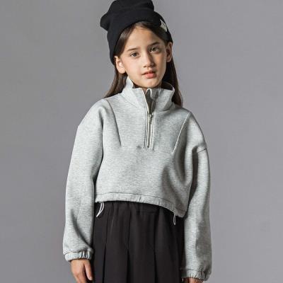 ダンボールニットハーフジップトレーナー親子お揃い(95~140cm)