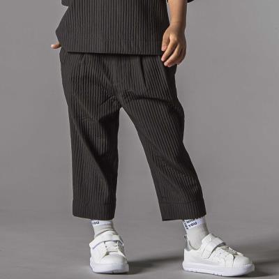 ドビーストライプタックテーパードパンツ親子お揃い(110~140cm)