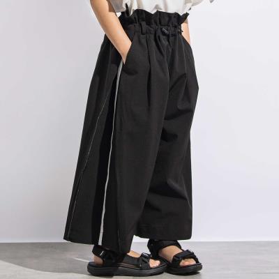 リップストップサイドジップワイドトラックパンツ親子お揃い(110~140cm)