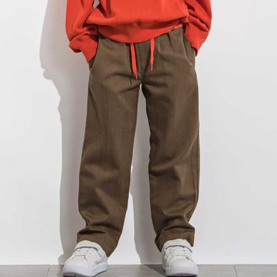 ツイルカラーコードストレートロングパンツ 親子お揃い(110~140cm)
