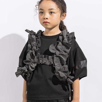 リボン付きマットタフタハーネス親子お揃い