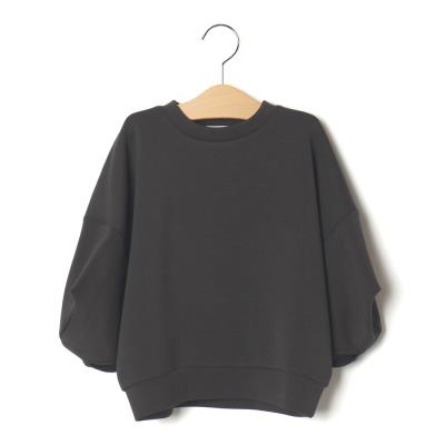ダンボールニットバタフライスリーブプルオーバー 親子お揃い(110~140cm)