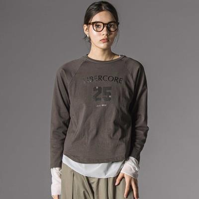 ナンバーロゴ入りTシャツ＋シアーTシャツセット大人親子お揃い(140~160cm)