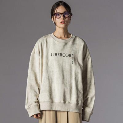 アメリカンレトロ裏毛ロゴプリントトレーナー大人親子お揃い(145~175cm)