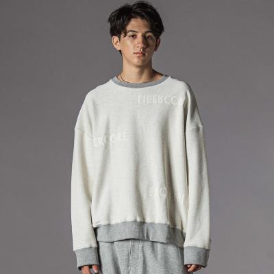 ヘビーオンス裏毛ロゴ刺しゅうトレーナー大人親子お揃い(145~175cm)