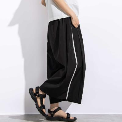 リップストップサイドジップワイドトラックパンツ親子お揃い大人(140~160cm)