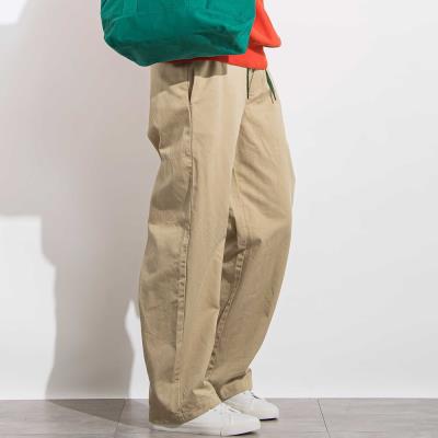 ツイルカラーコードストレートロングパンツ 親子お揃い 大人(140~175cm)