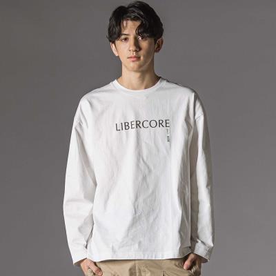 ヘビーオンス天竺長袖ロゴTシャツ大人親子お揃い(140~175cm)