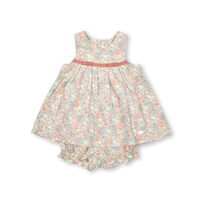 【日本製】【お揃い】リバティ(Michelle)シャツコールブルマ付きワンピースベビー(70~90cm)