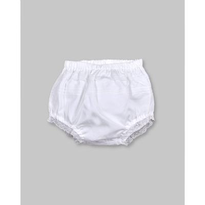 日本製 レース フリル ブルマ パンツ (70~90cm)(ﾜﾝｻｲｽﾞ ホワイト