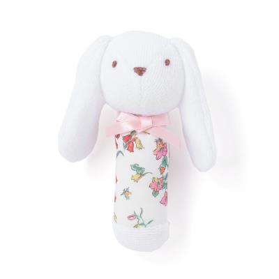 【日本製】【お揃い】リバティ(BluebellFields) タナローン アニマル スティックラトルベビー