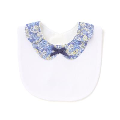 【日本製】【お揃い】リバティ(leontyne dream)プリントタナローンペタル襟付きリボンスタイ