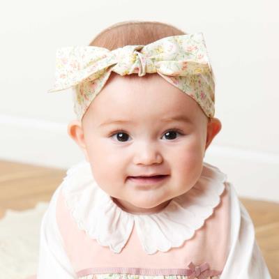【お揃い】小花柄 リボン ヘアバンド ベビー