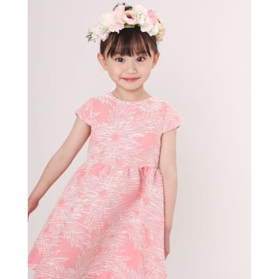日本製 フォーマル フラワー 花 ジャガード ワンピース ドレス